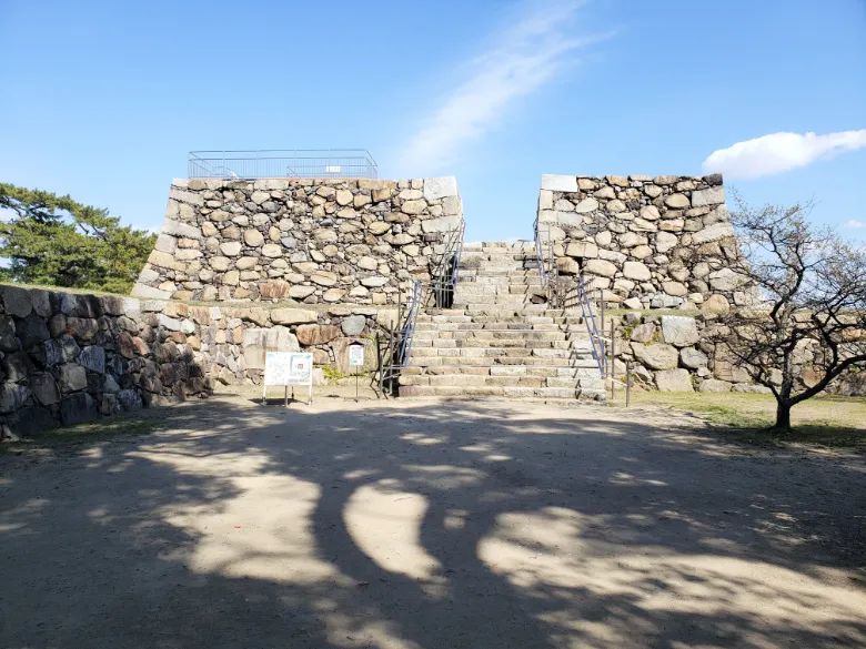 香川県高松市 高松城 天守台