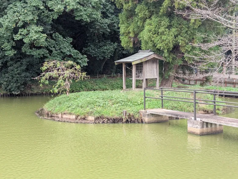 千葉県印西市 結縁寺 結縁寺池