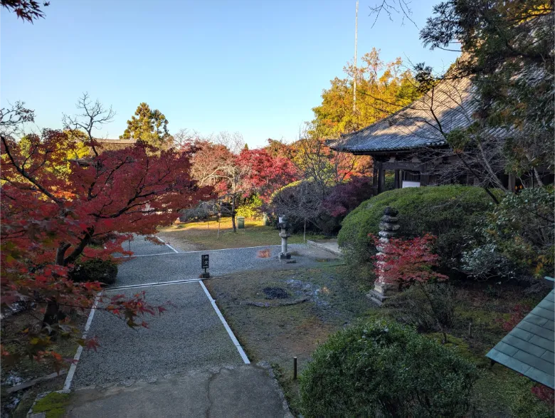 奈良県天理市 長岳寺 紅葉