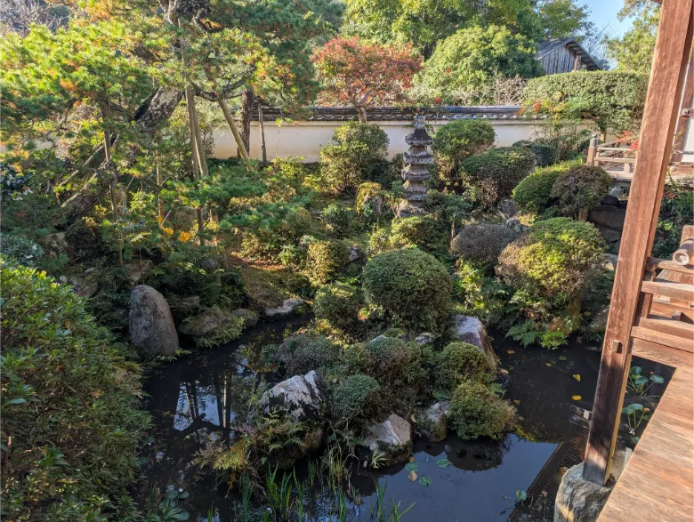 奈良県天理市 長岳寺 旧地蔵院庭園